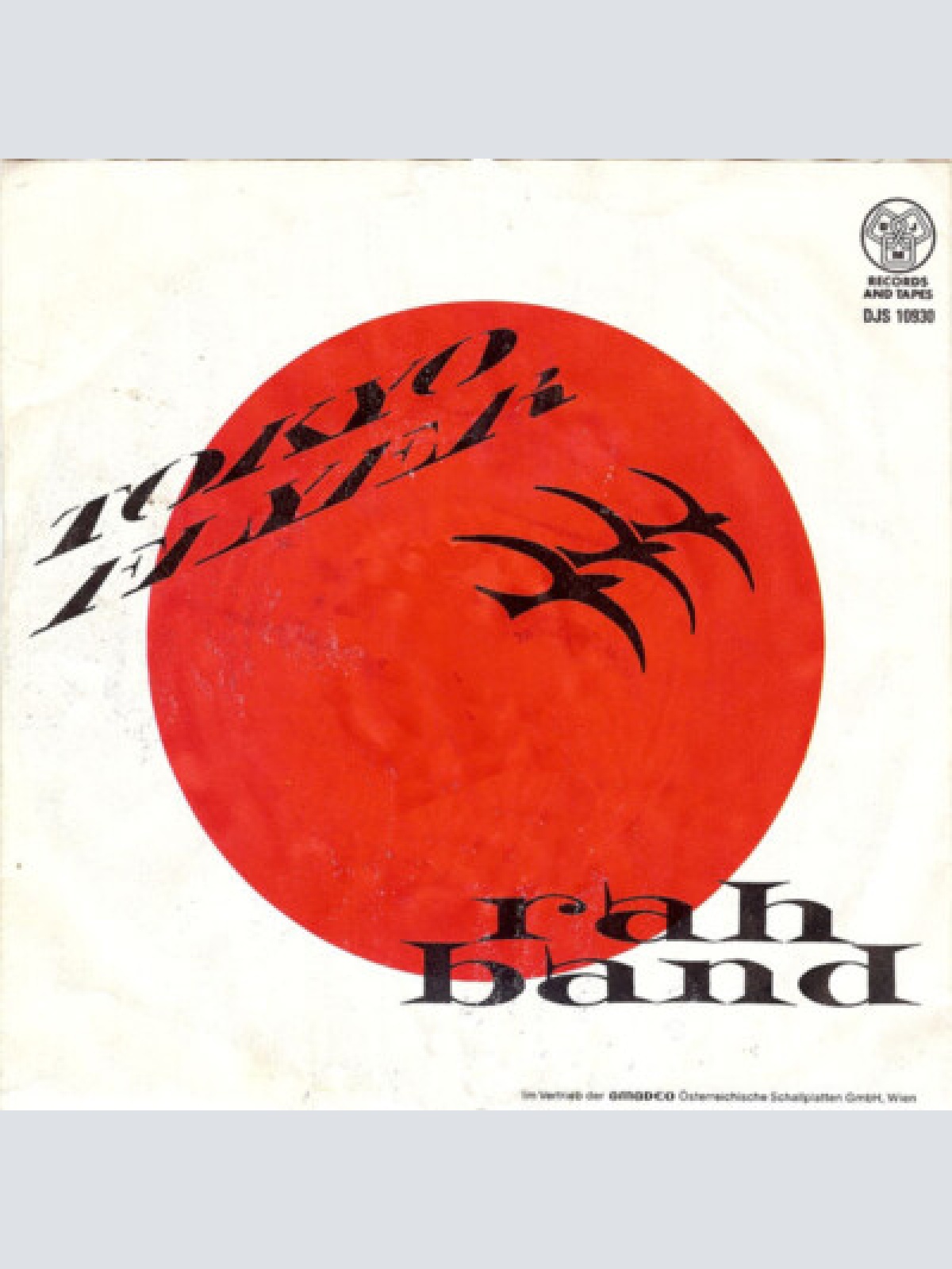 7", Single RAH Band - Tokyo Flyer