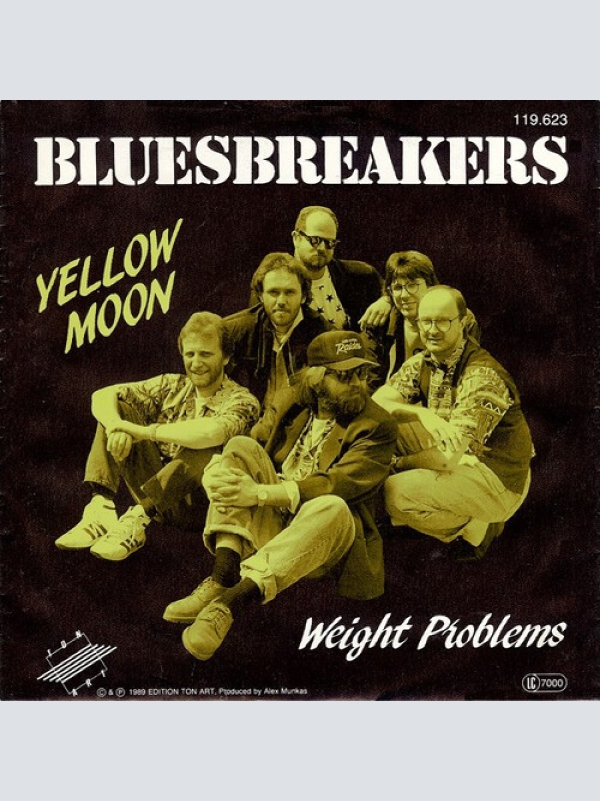 7", Single Bluesbreakers - Yellow Moon / Weight Problems