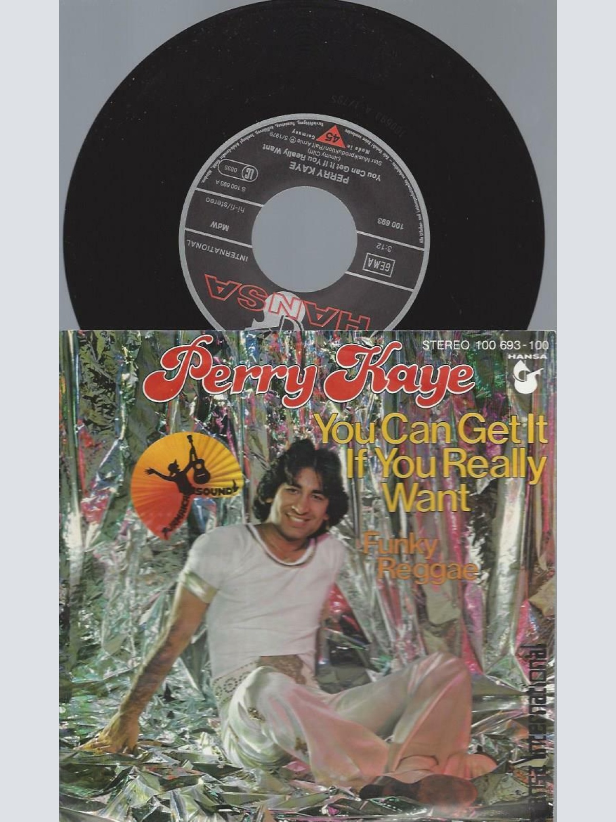7"    Perry Kaye  You Can Get It If You Really Want