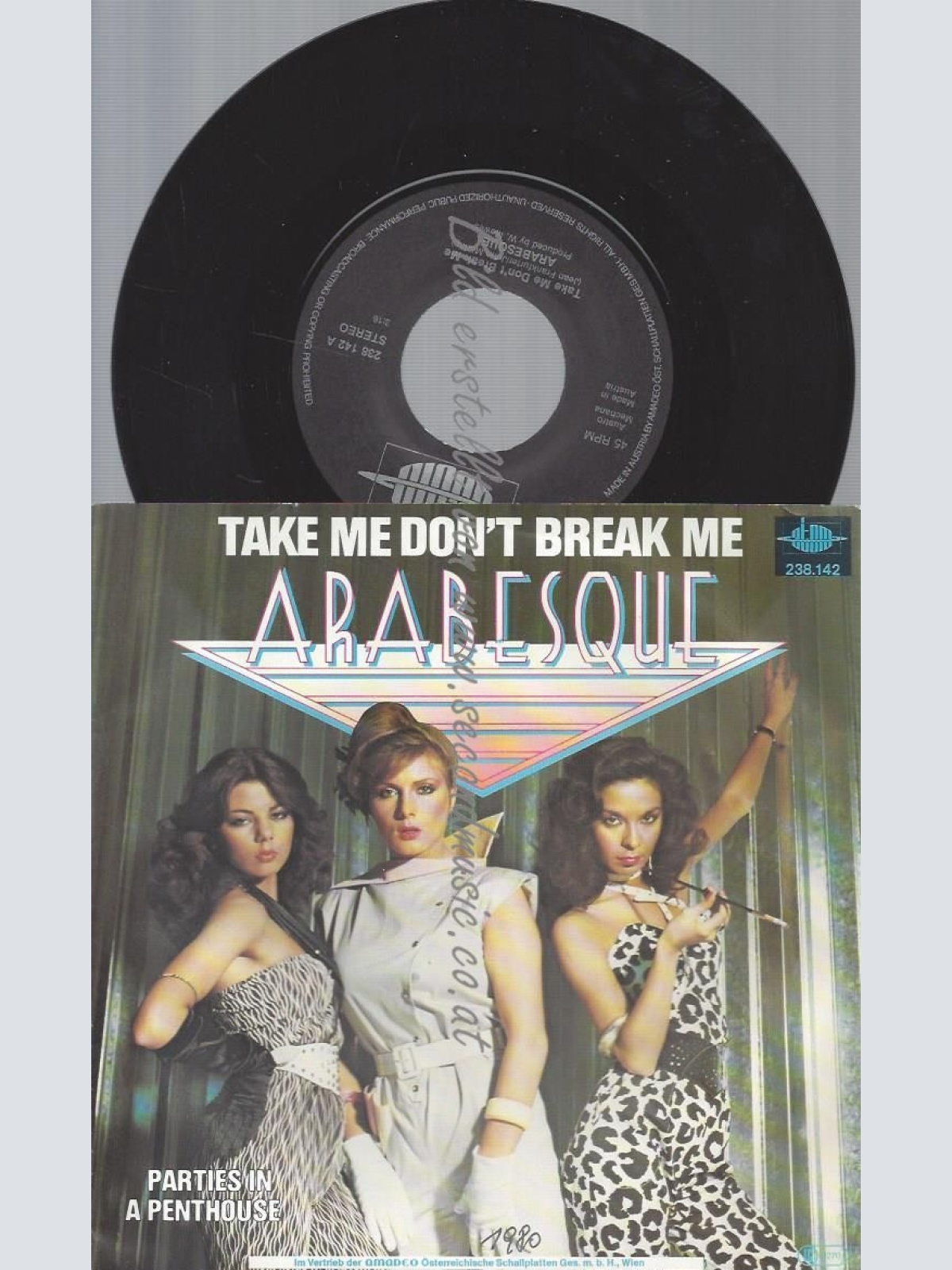 7"  Arabesque  Take Me Don't Break Me // ATOM
