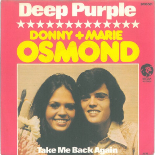 7", Single Donny & Marie Osmond - Deep Purple