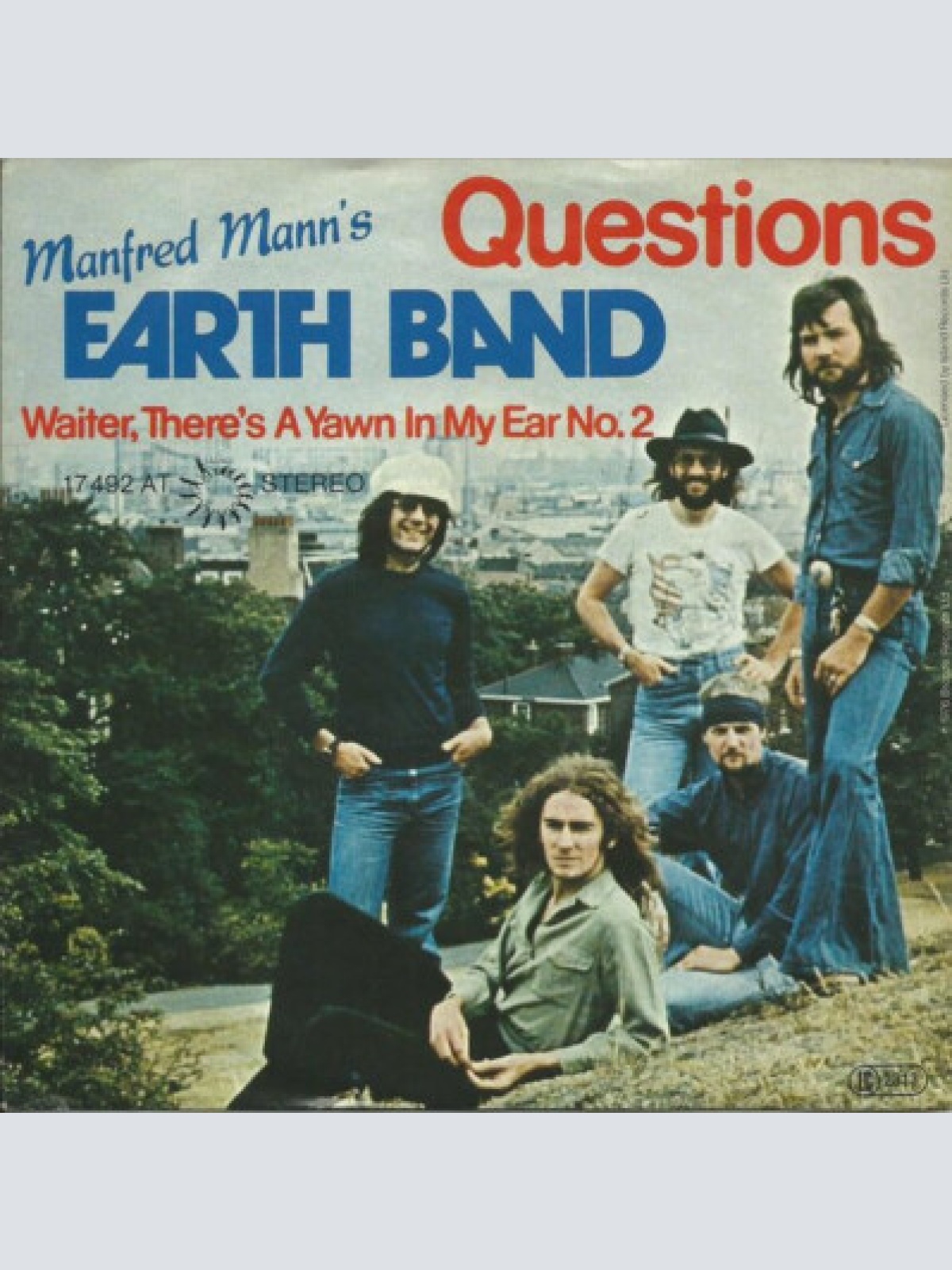 7", Single Manfred Mann's Earth Band - Questions