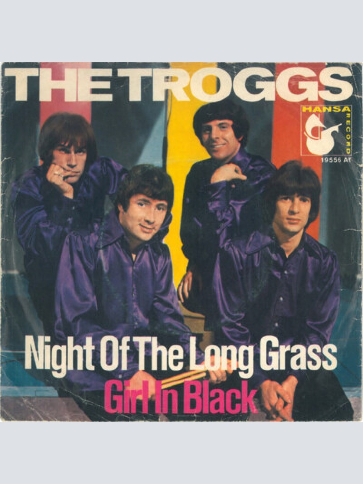 7", Single, Mono The Troggs - Night Of The Long Grass / Girl In Black