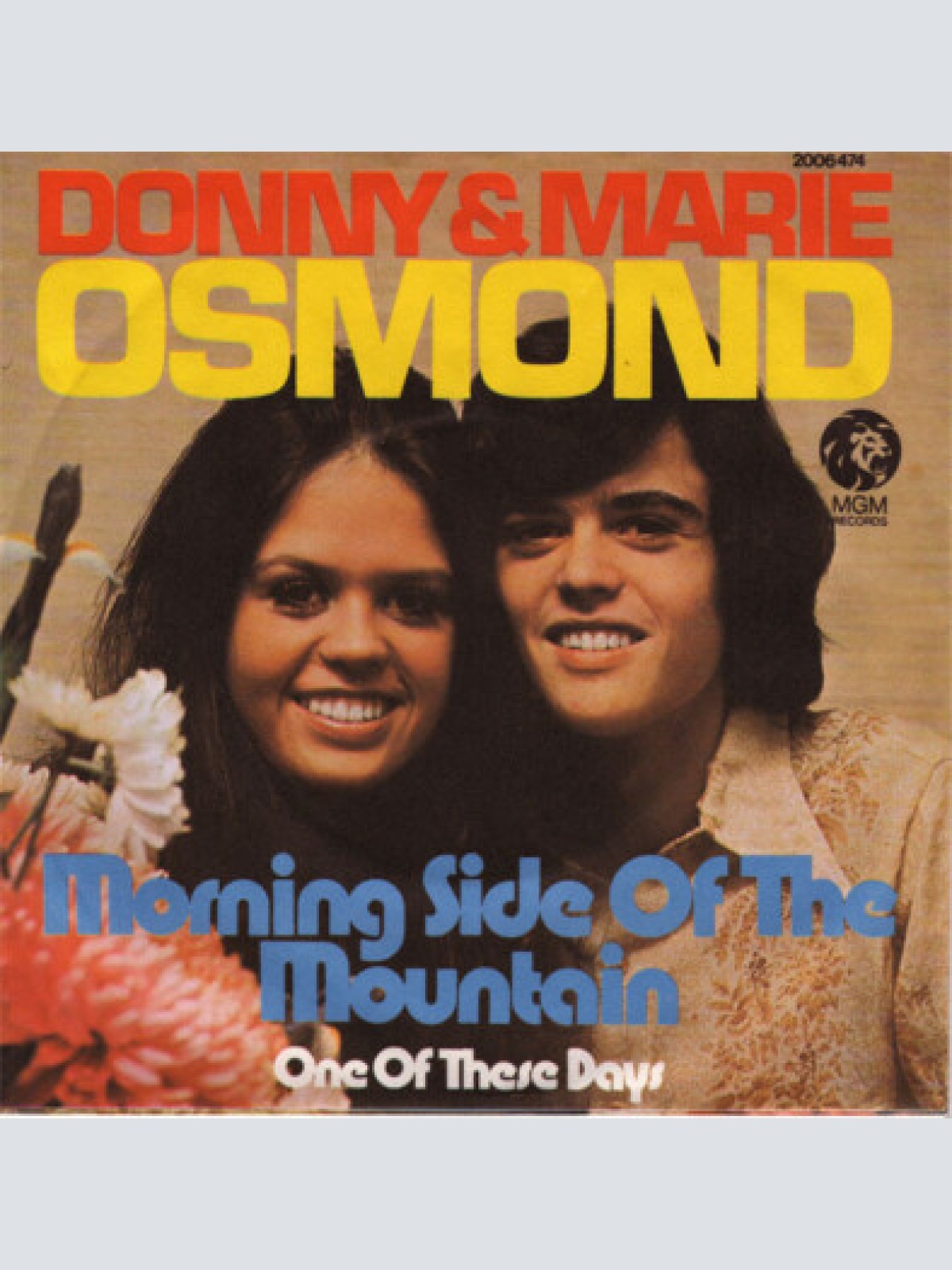 7", Single Donny & Marie Osmond - Morning Side Of The Mountain
