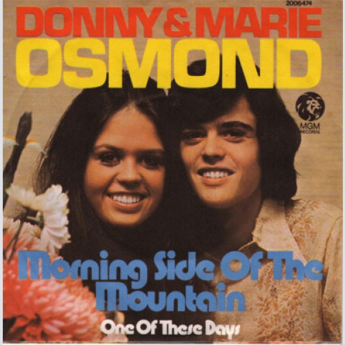 7", Single Donny & Marie Osmond - Morning Side Of The Mountain