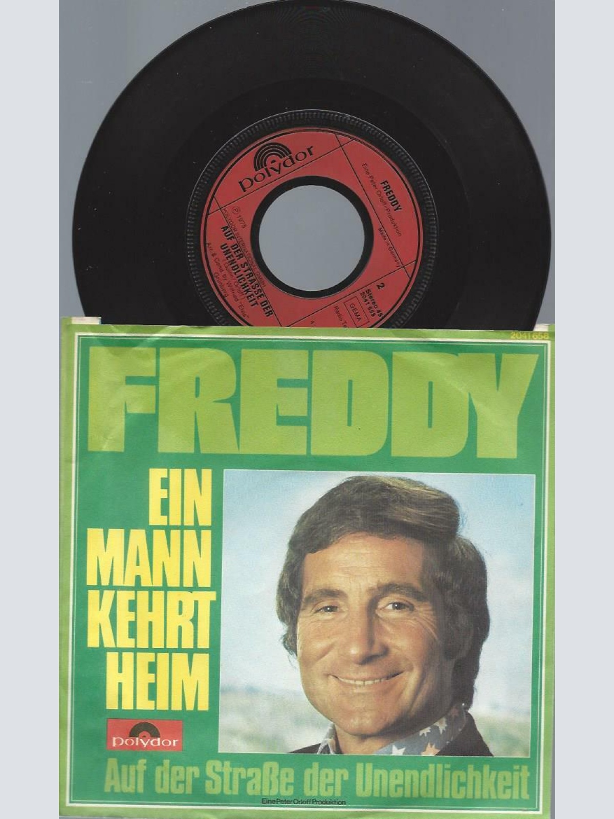 7"   Freddy  Ein Mann Kehrt Heim
