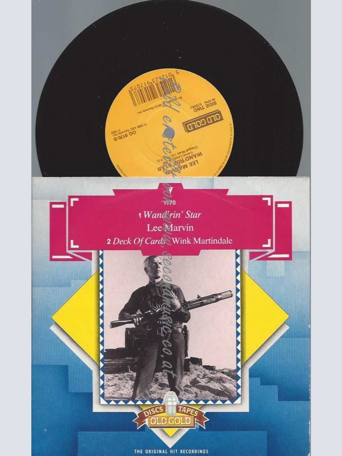 7"   Lee Marvin, Wink Martindale – Wand'rin' Star / Deck Of Cards