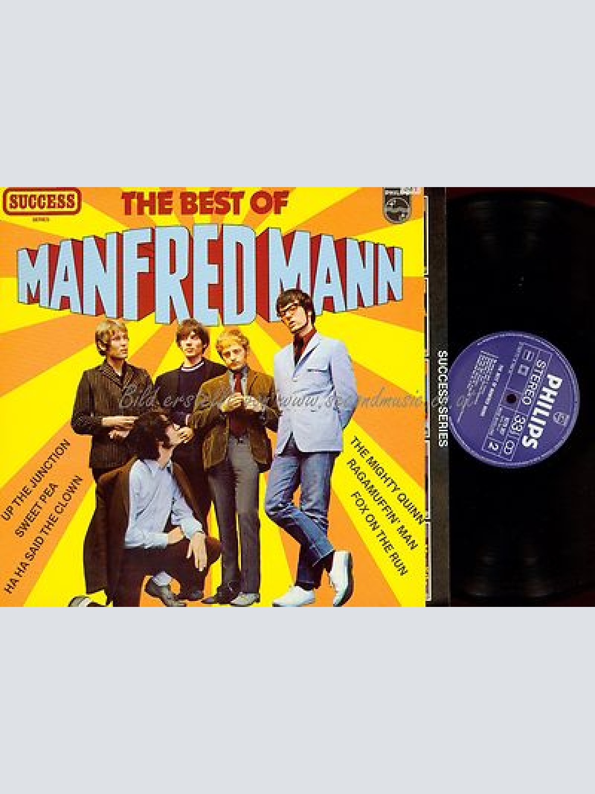 LP--THE BEST OF MANFRED MANN --PHILIPS--NL