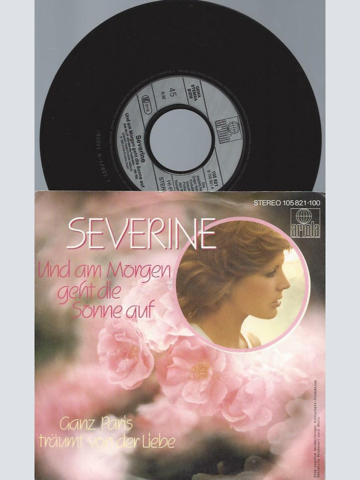 7"     Severine  Und Am Morgen Geht Die Sonne Auf