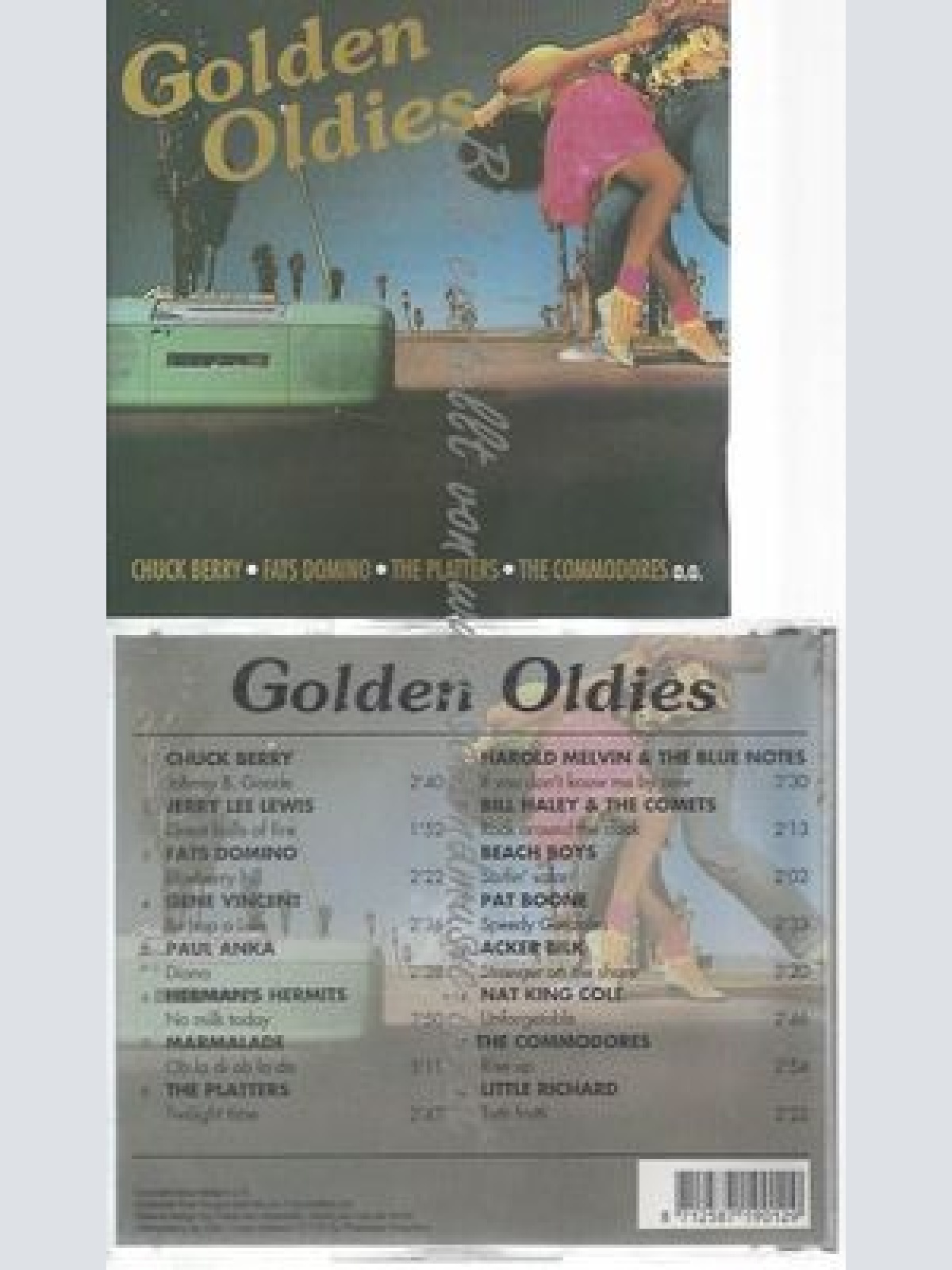 CD--CHUCK BERRY UND JERRY LEE LEWIS--GOLDEN OLDIES : AUDIO CD :  TRACKS ;