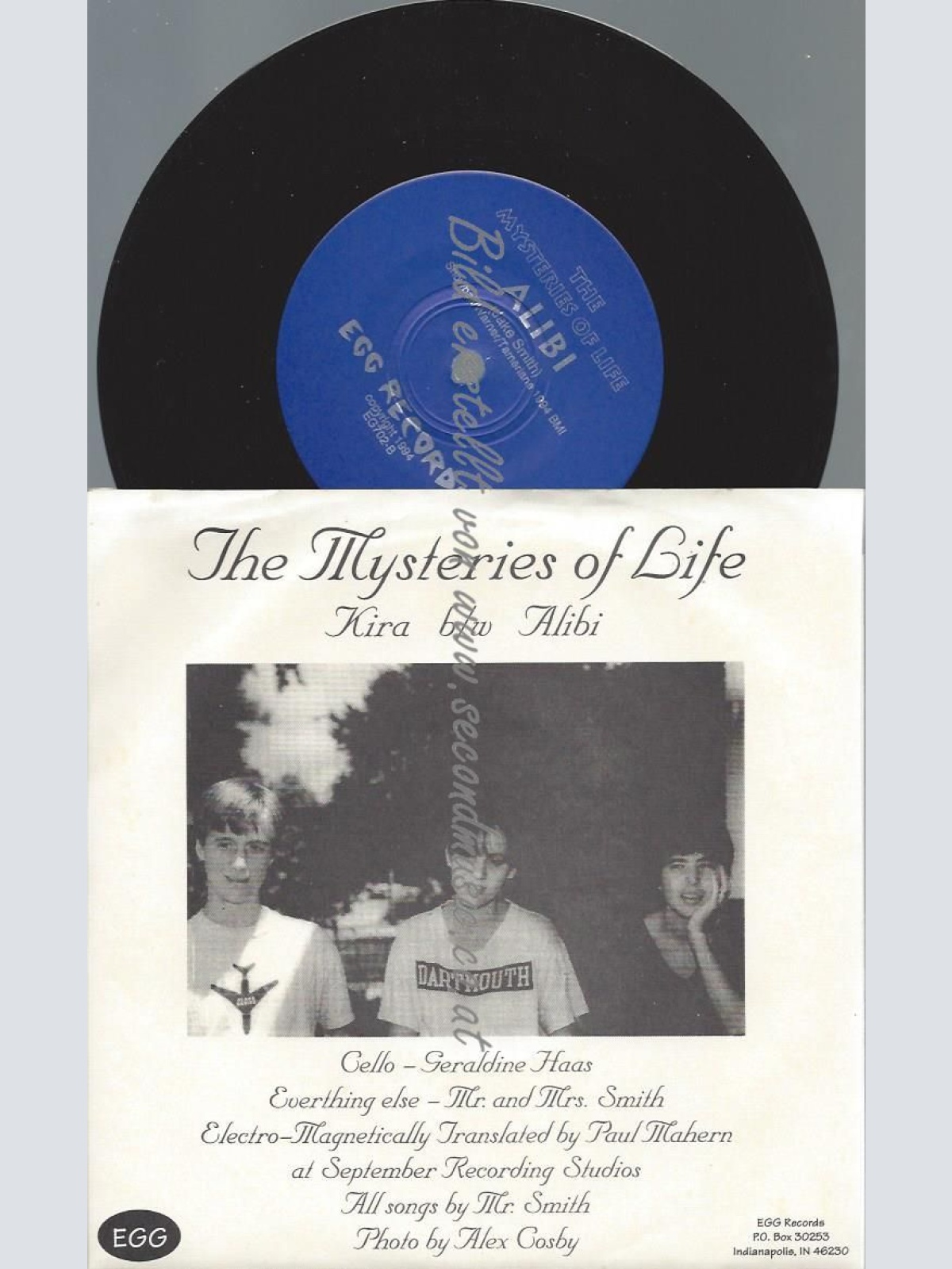 7"   The Mysteries Of Life  Kira