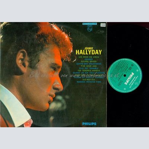 LP--JOHNNY HALLYDAY--MONO--SAME--PHILIPS--FRANCE