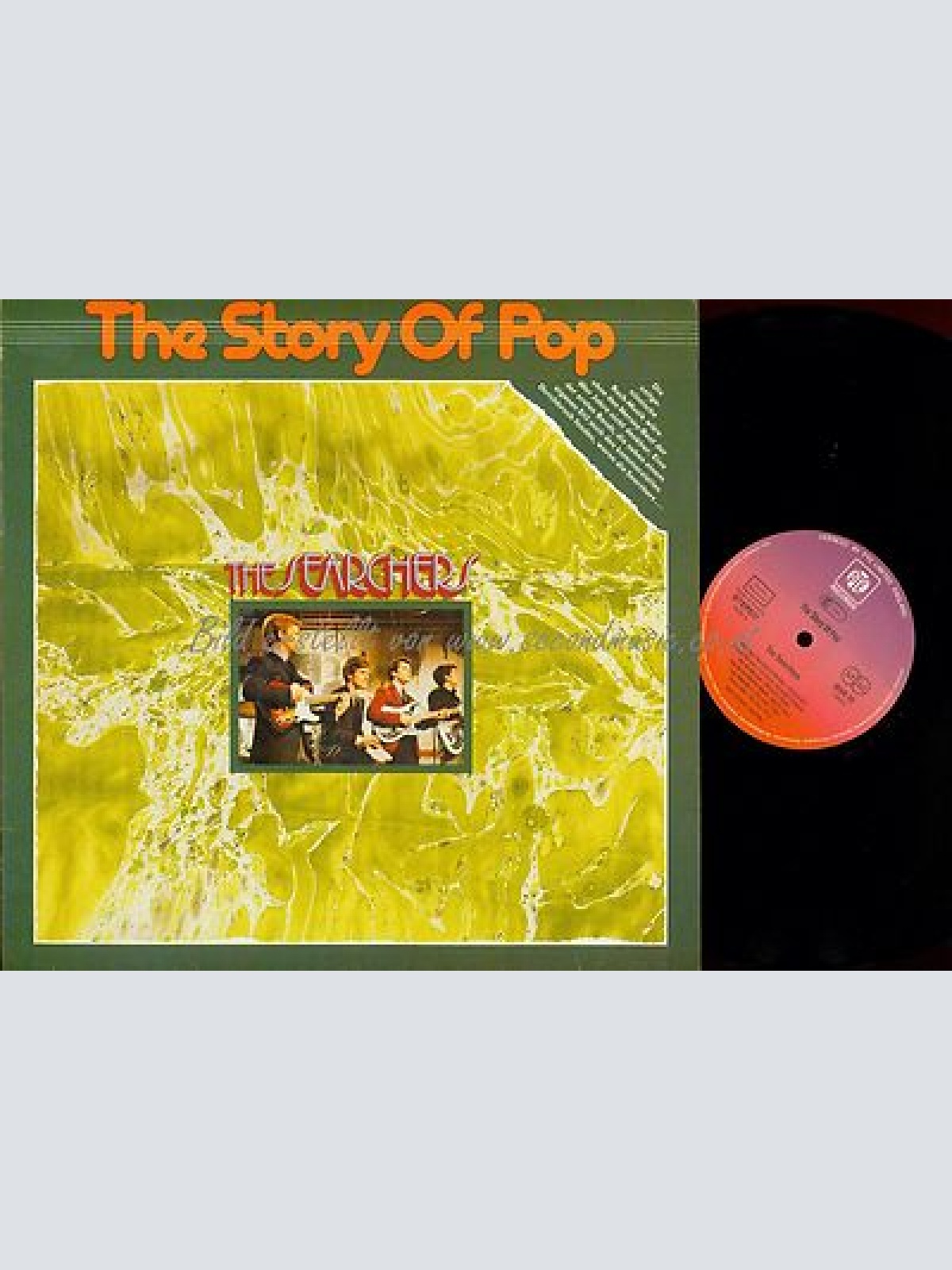 LP--THE SEARCHERS--THE STORY OF POP--AUSTRO MECHANA