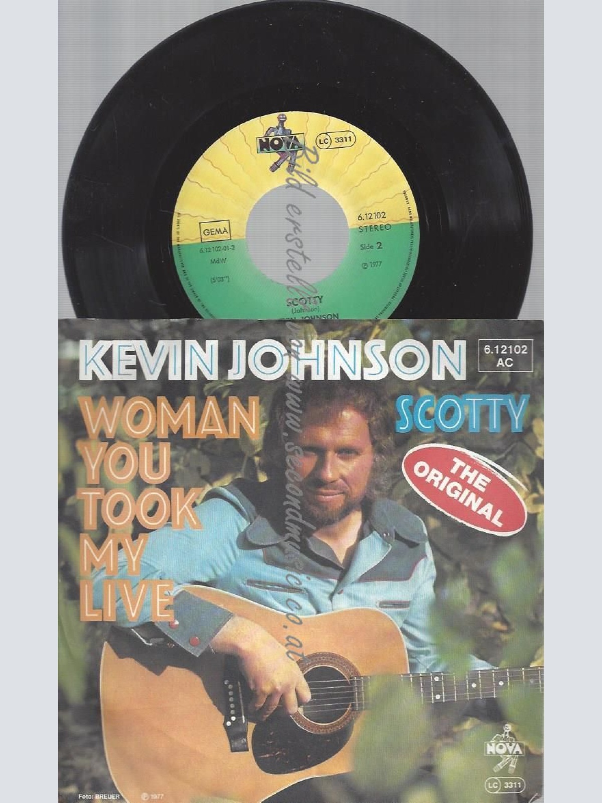 7" Kevin Johnson – Woman You Took My Life