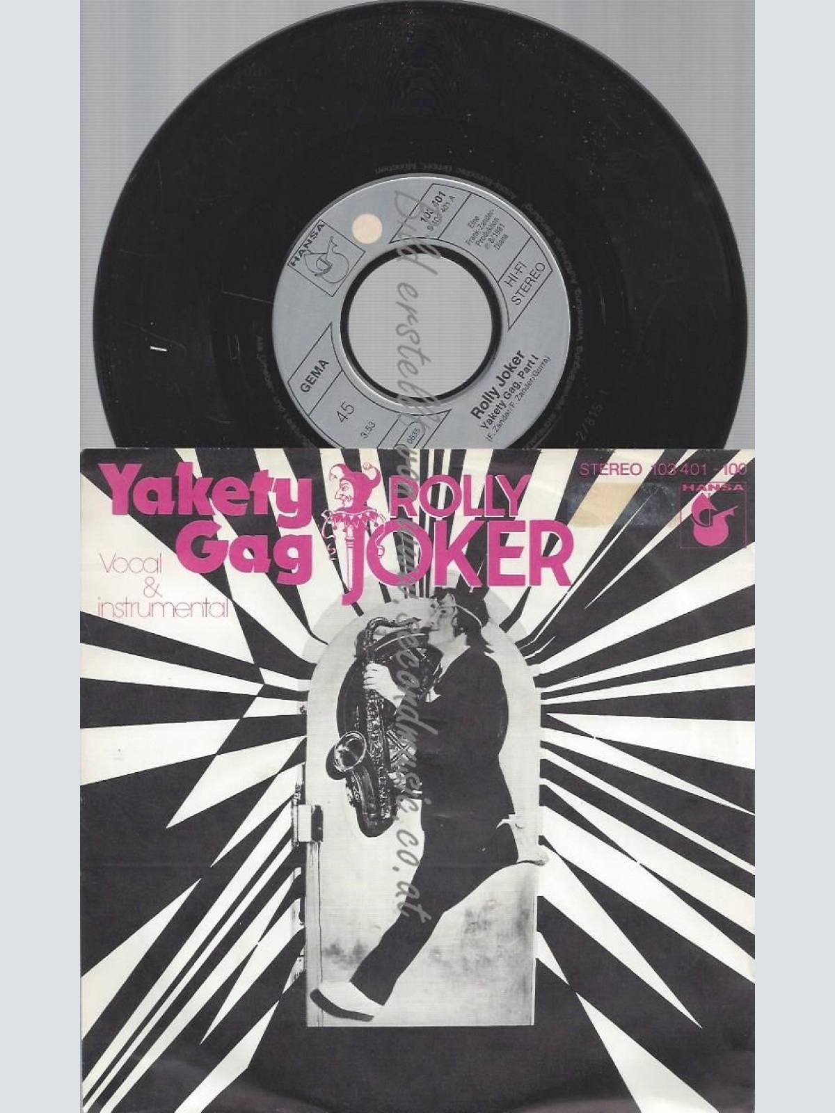 7"  Rolly Joker  Yakety Gag