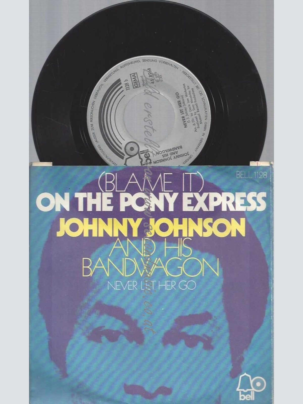 7"  Johnny Johnson And His Bandwagon– (Blame It) On The Pony