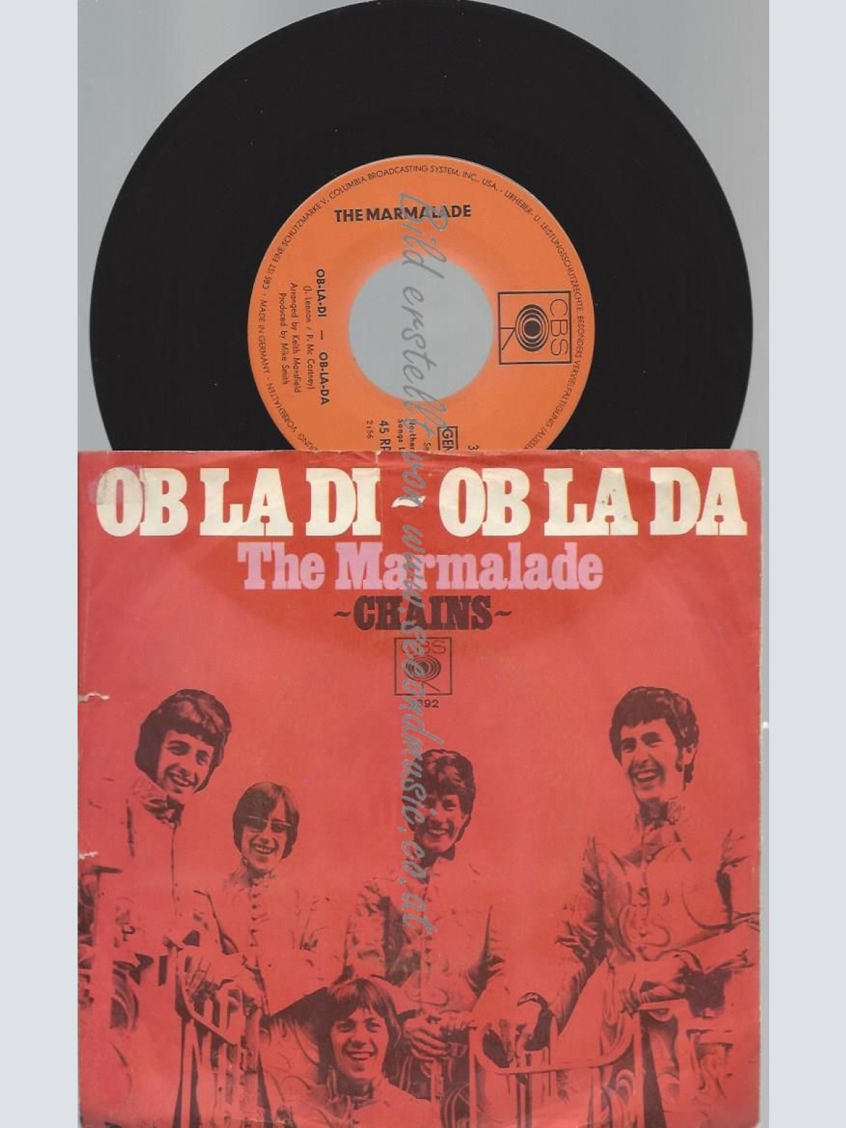 7"   The Marmalade – Ob-La-Di - Ob-La-Da //