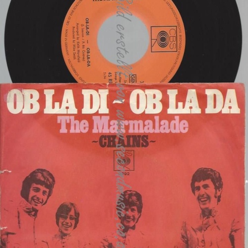 7"   The Marmalade – Ob-La-Di - Ob-La-Da //