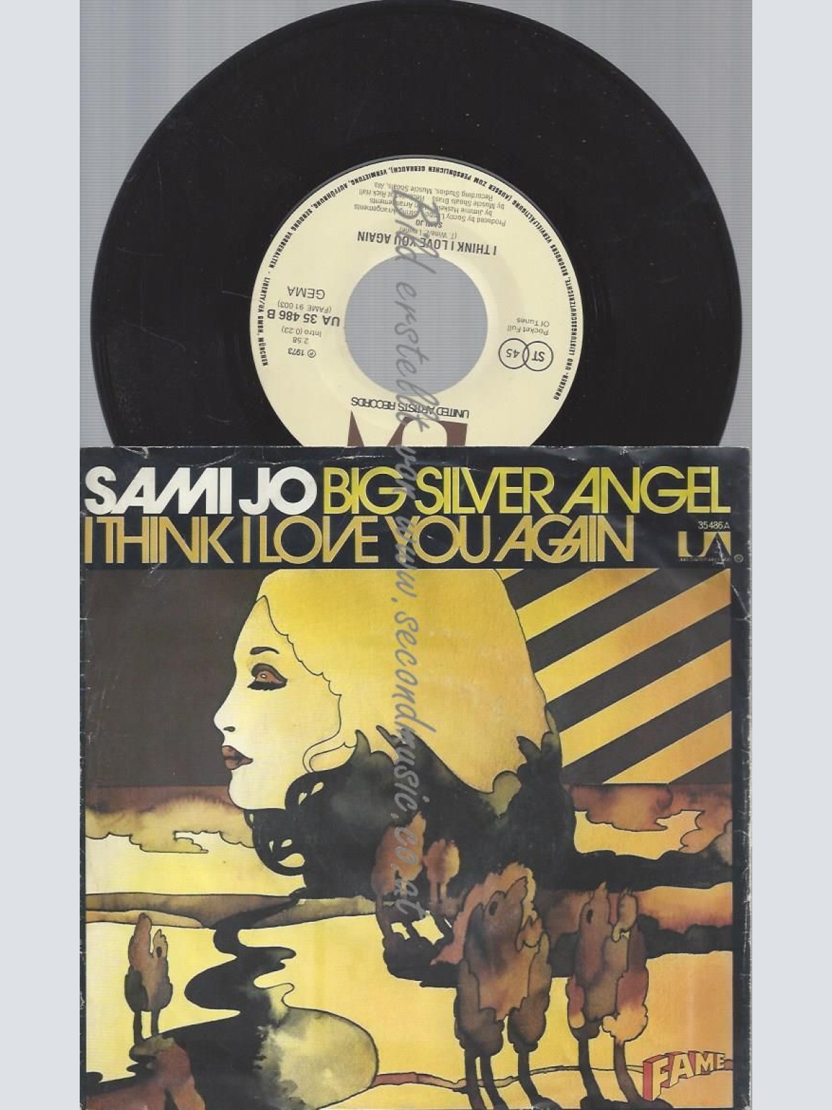 7"   Sami Jo  Big Silver Angel