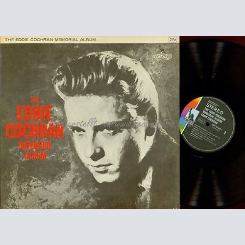 LP--EDDIE COCHRAN--THE MEMORIAL ALBUM--GERMANY--