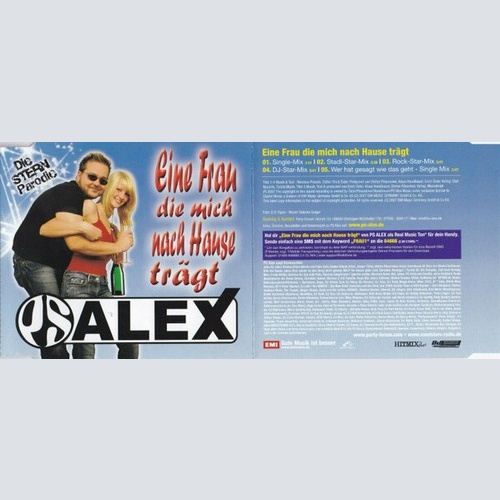 CD, Maxi PS Alex - Eine Frau Die Mich Nach Hause Trägt