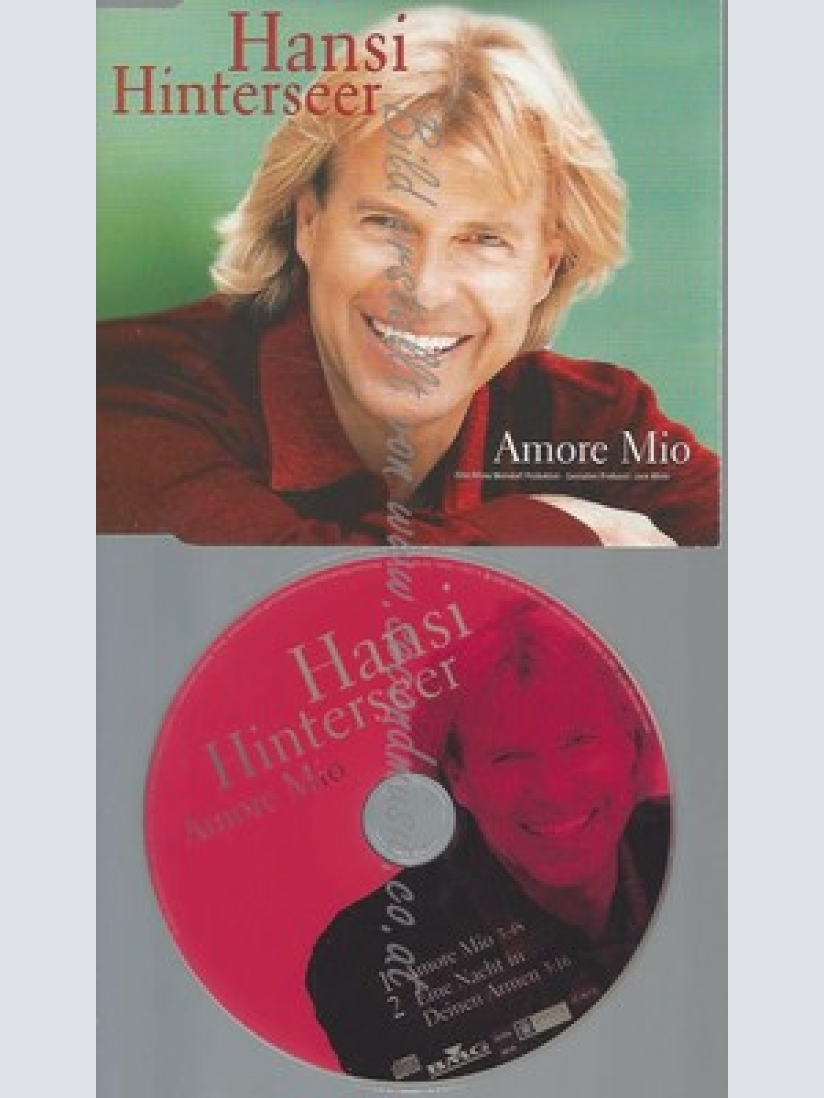 CD--INE NACHT IN DEINEN ARMEN [SINGLE-CD]/ HANSI HINTERSEER--AMORE MIO