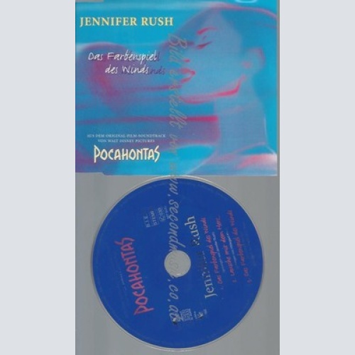 CD--JENNIFER RUSH--DAS FARBENSPIEL DES WINDS -'POCAHONTAS'-SINGLE