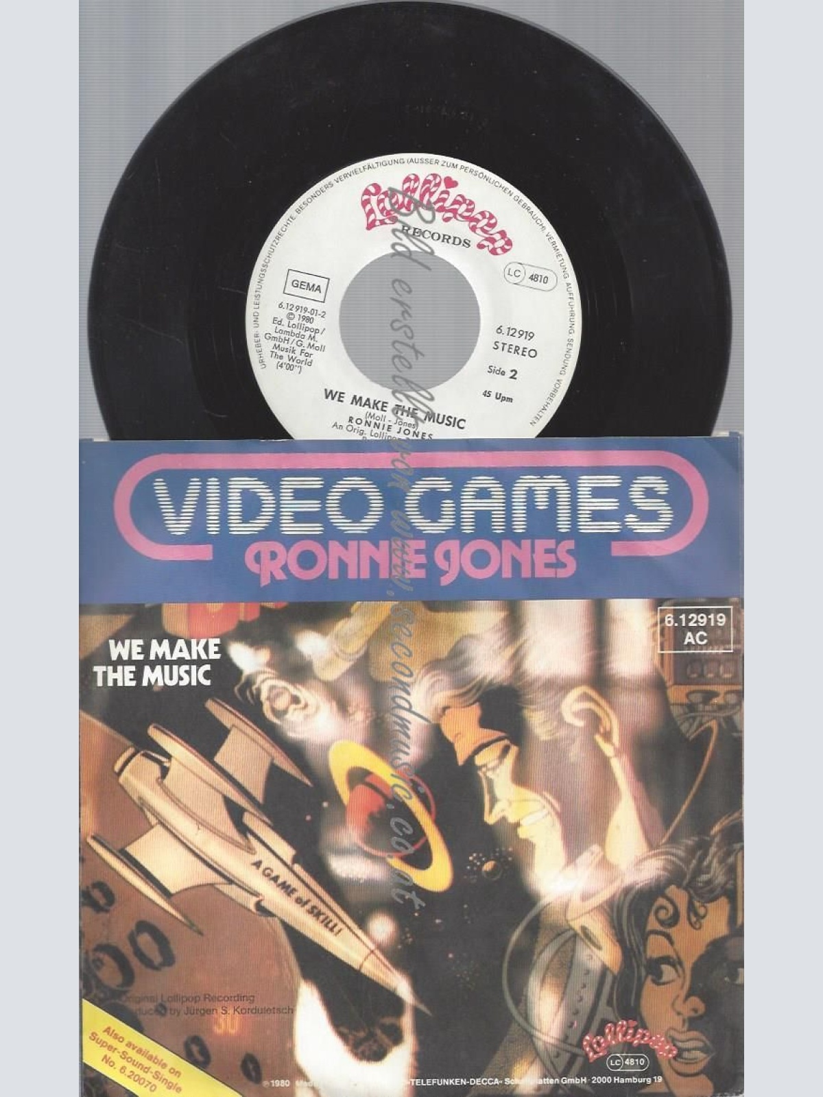 7"   Ronnie Jones – Video Games