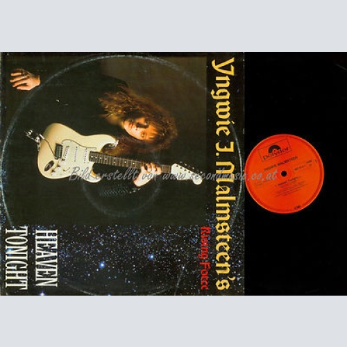 LP-- Yngwie J. Malmsteen's Rising Force  Heaven Tonight  12" MAXI  GERMANY