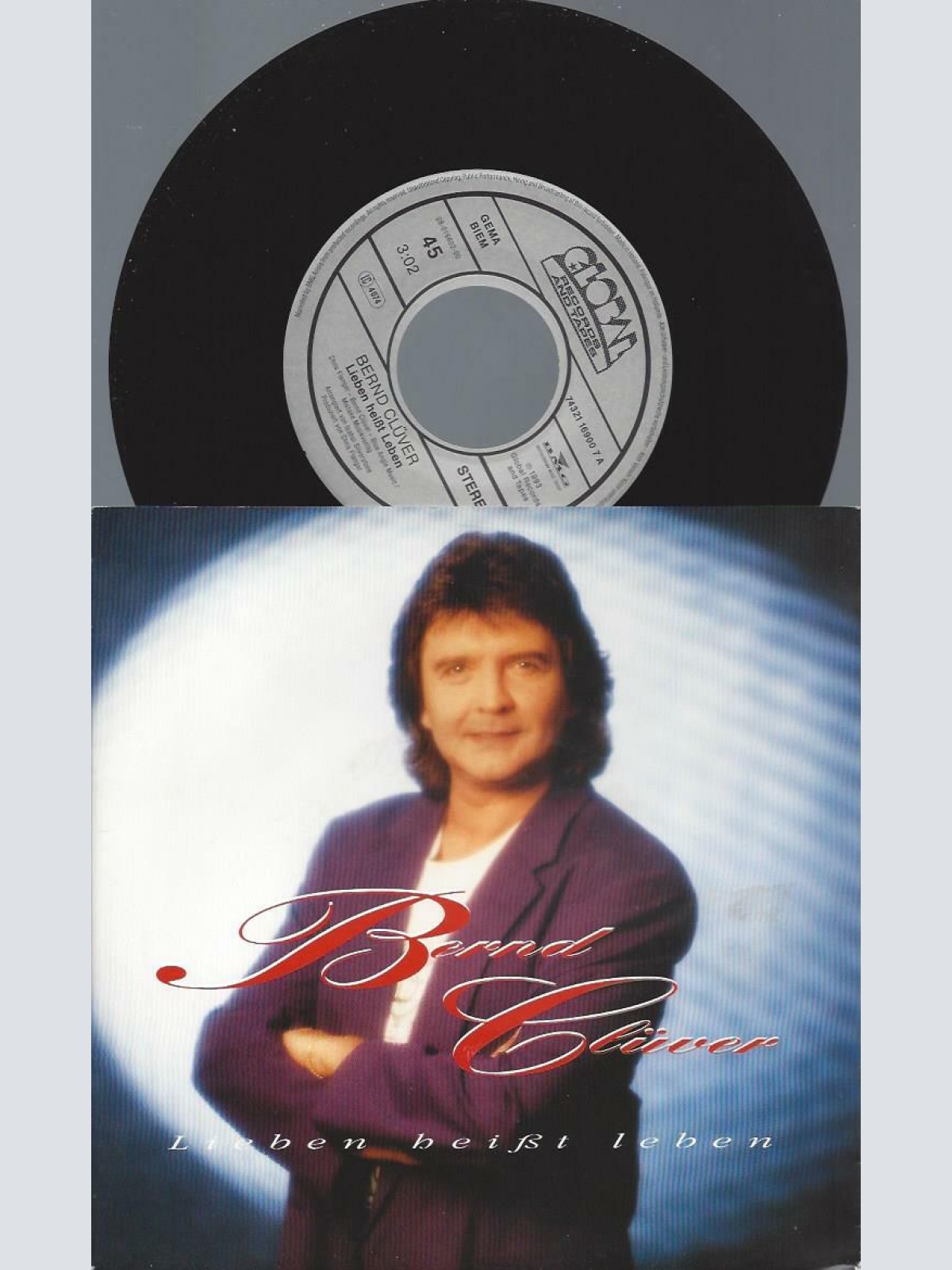 7"    Bernd Clüver – Lieben Heißt Leben