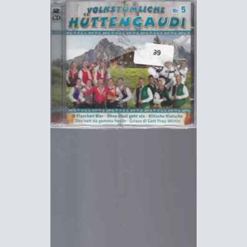 CD--DIE EDLSEER,  | --VOLKSTÜMLICHE HÜTTENGAUDI NR. 5
