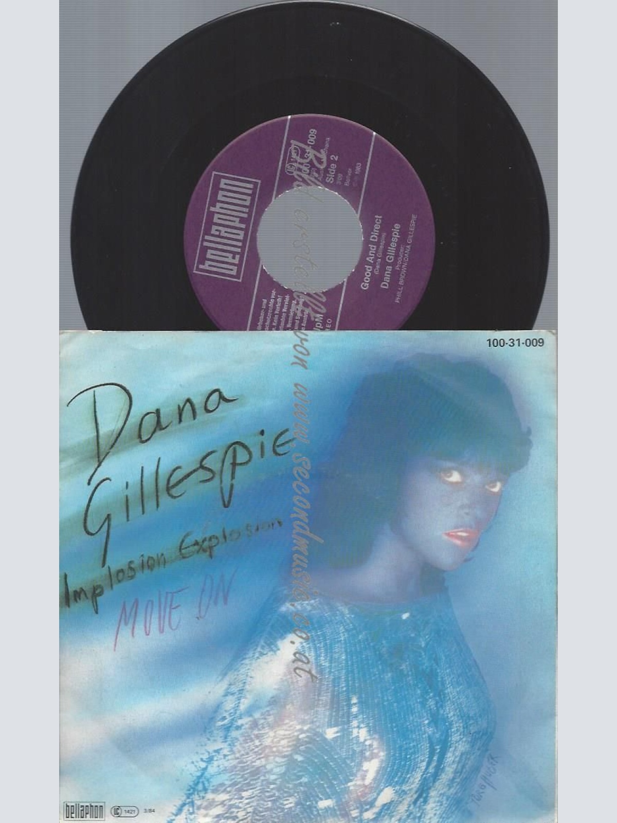 7" Dana Gillespie  Implosion Explosion // VG-