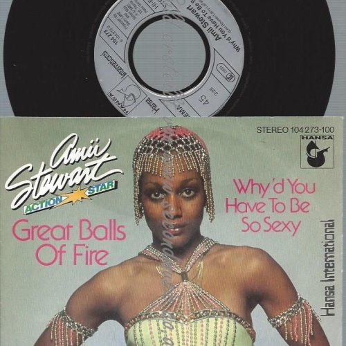 7"   Amii Stewart  Great Balls Of Fire