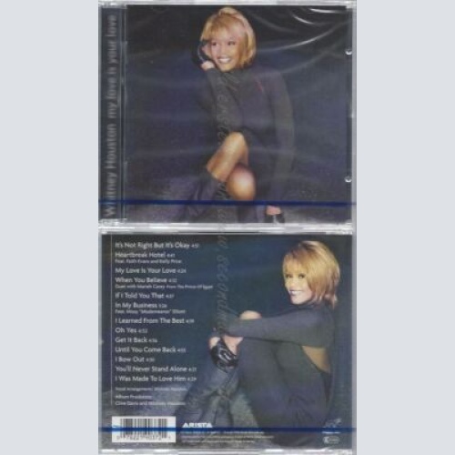 CD--NM-SEALED-WHITNEY HOUSTON -1998- -- MY LOVE IS YOUR LOVE