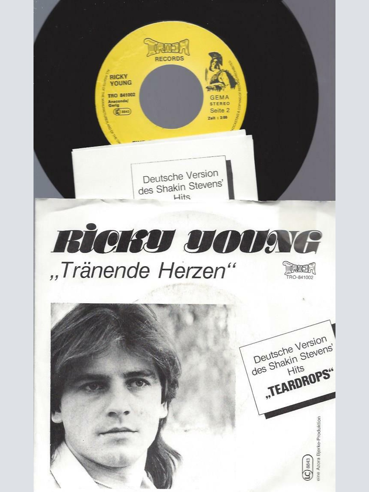 7" Ricky Young  – Tränende Herzen