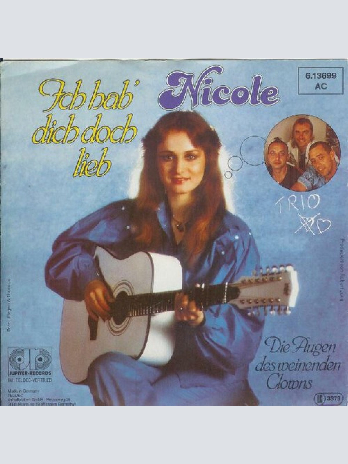 7", Single Nicole (2), Trio - Ich Hab' Dich Doch Lieb