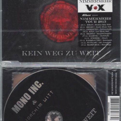 CD--  Mono Inc. & Joachim Witt – Kein Weg Zu Weit