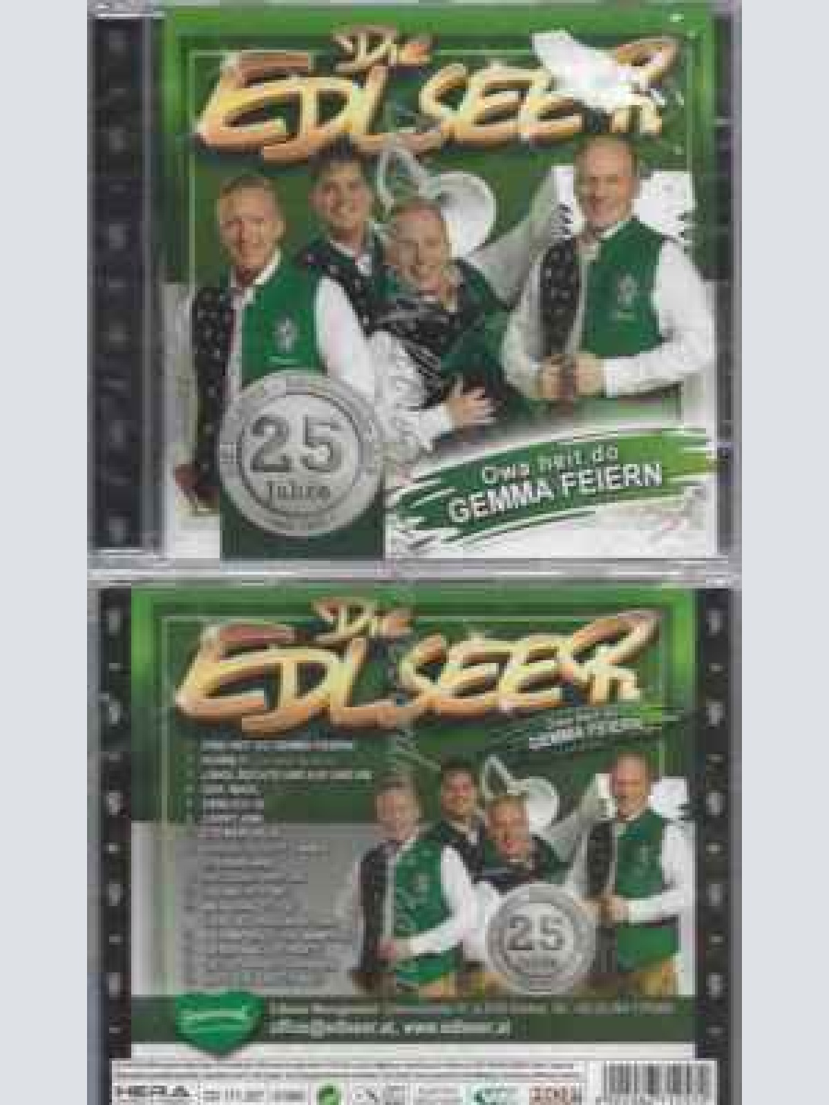 CD--DIE EDLSEER | -- 25 JAHRE - OWA HEIT DO GEMMA FEIERN