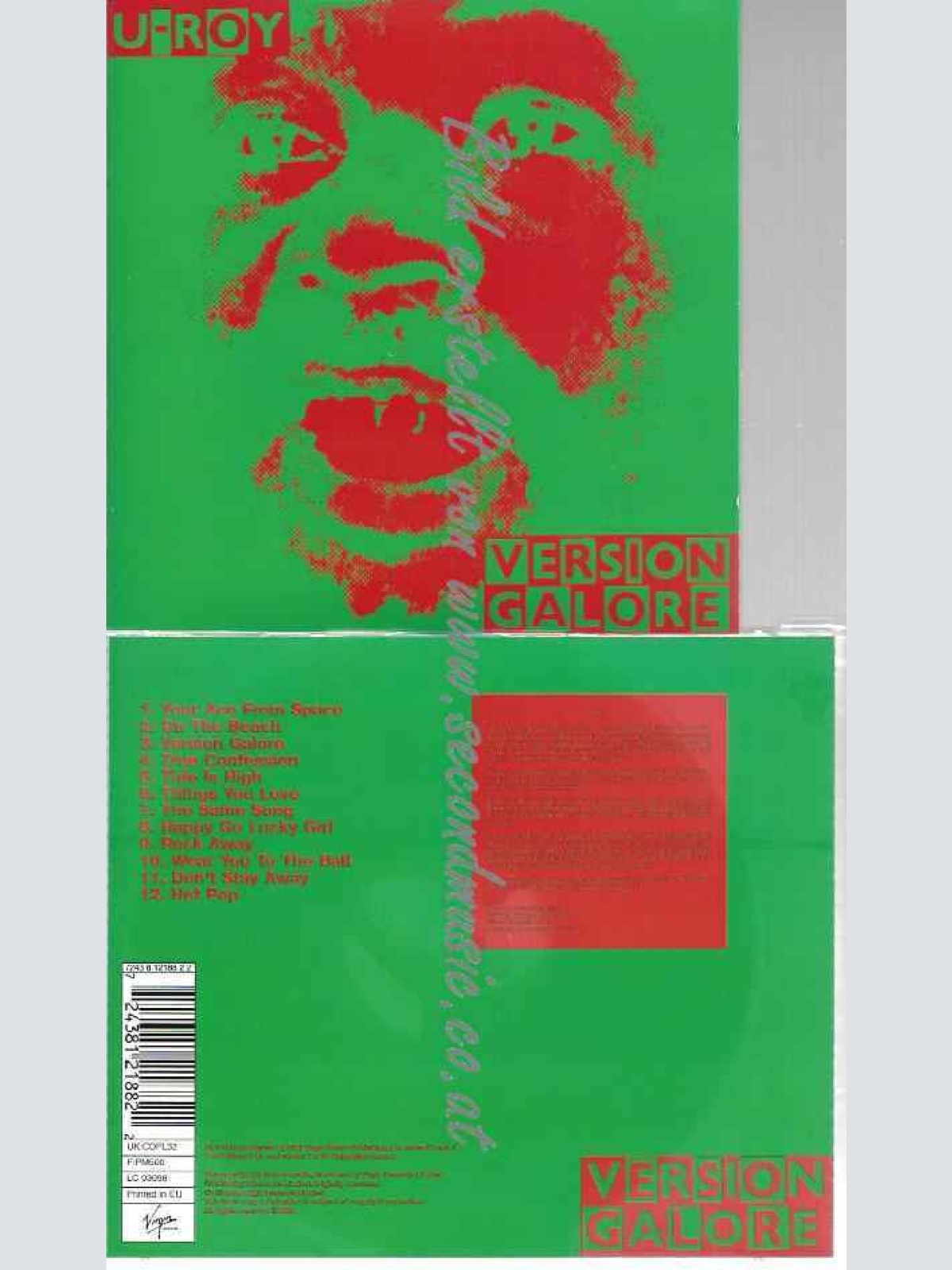 CD--Veda Hille und U-Roy--Version Galore