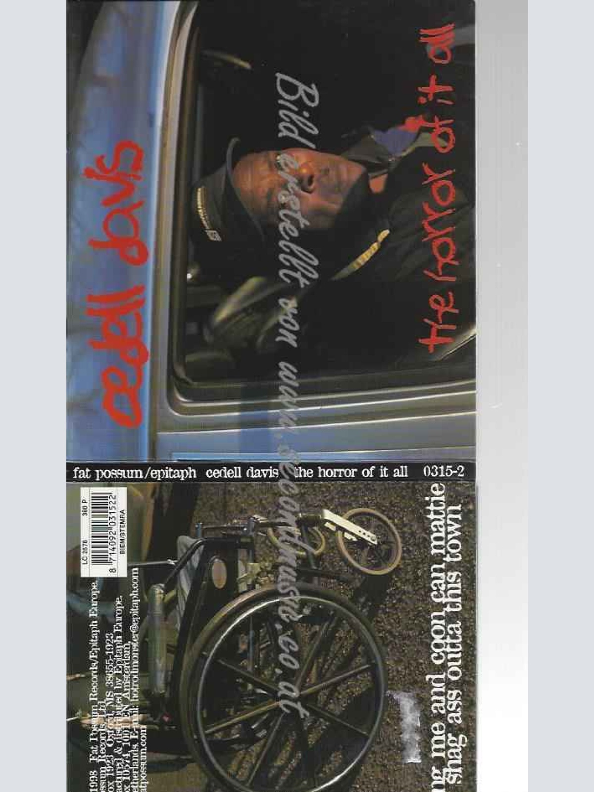 CD--CeDell Davis | --The Horror Of It All