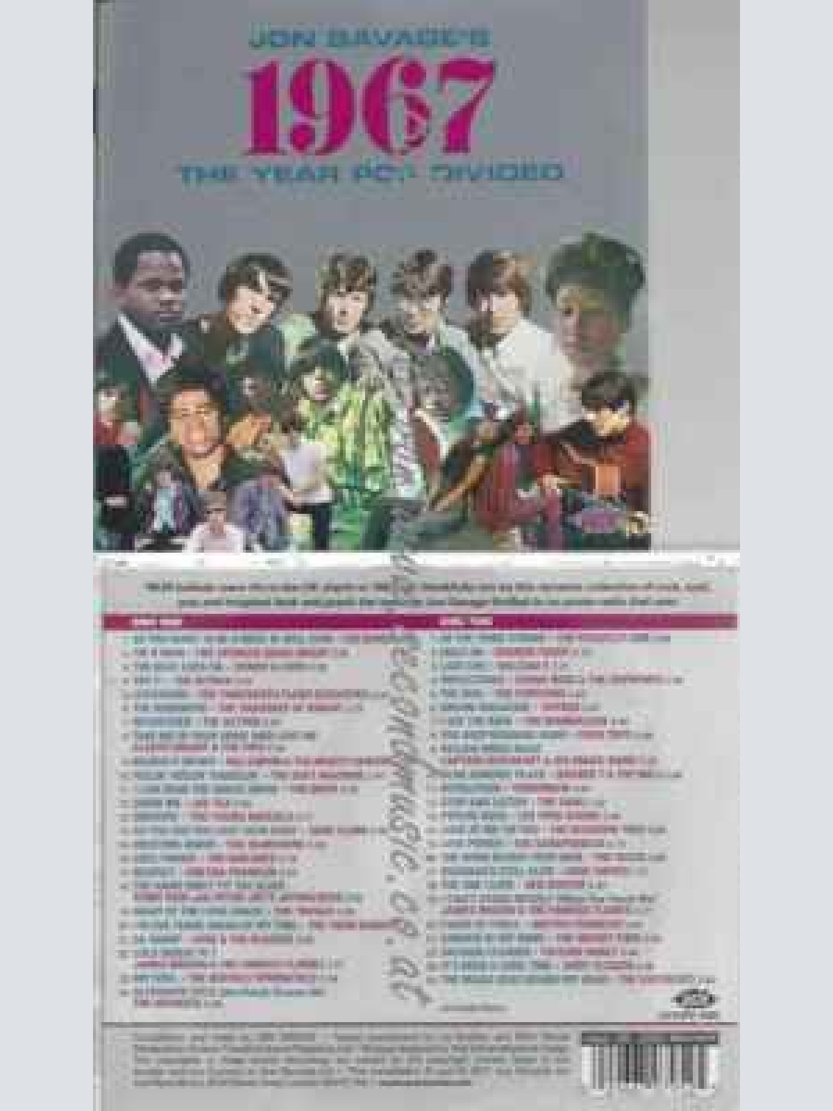 CD--Various | --Jon Savage'S -the Year Pop Divided 1967