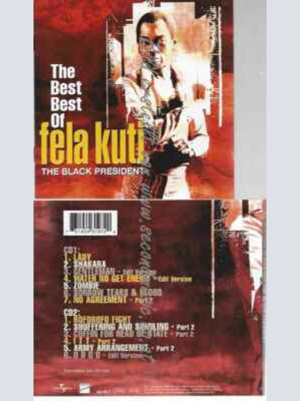 CD--est of/ Fela Kuti | --The Black President