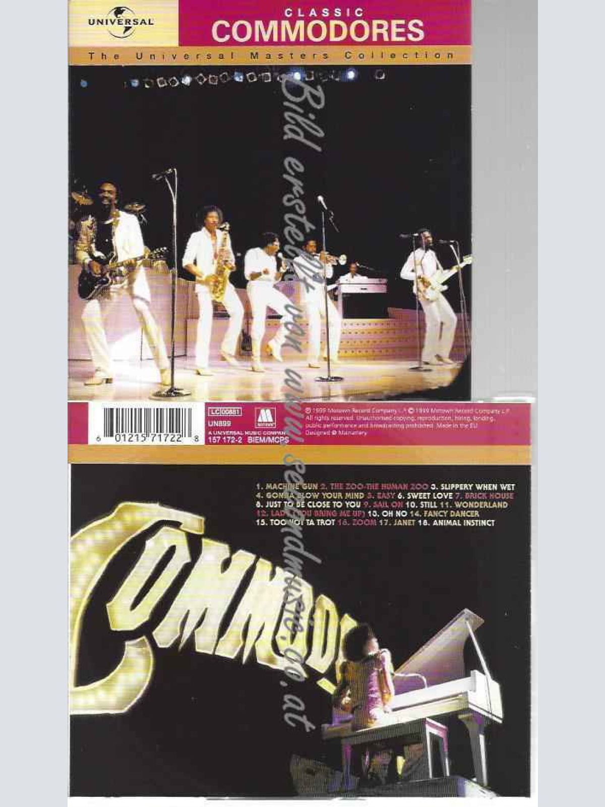 CD--Commodores | --Universal Masters Collect.