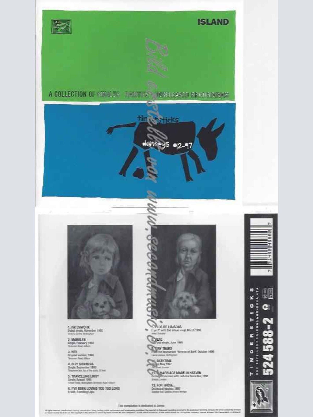 CD--Tindersticks | --Donkeys -92-97