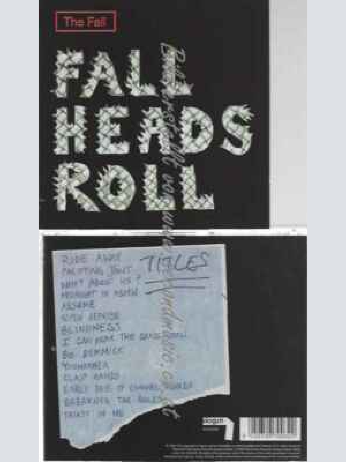 CD--The Fall | --Fall Heads Roll