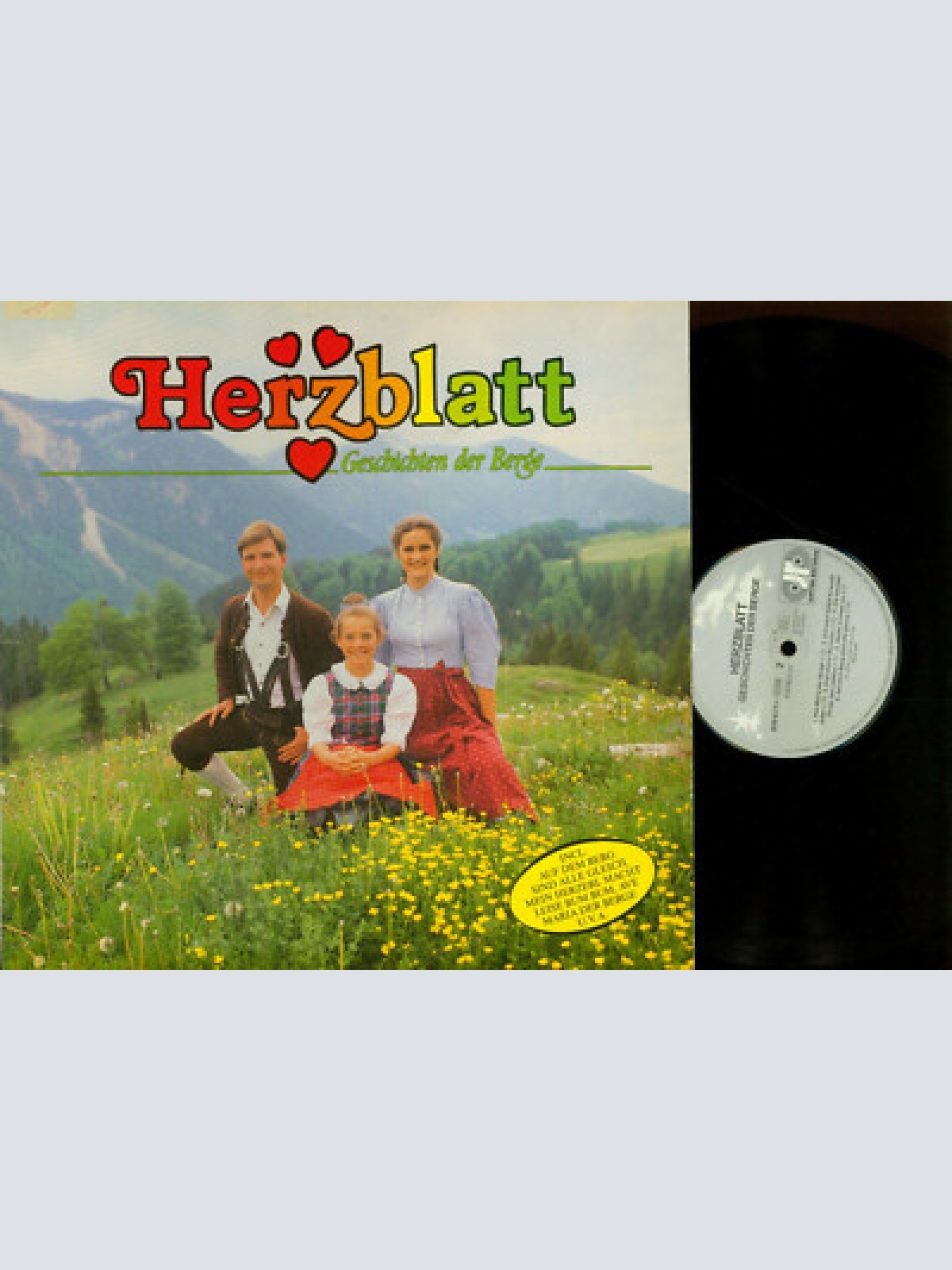 LP--HERZBLATT GESCHICHTEN DER BERGE