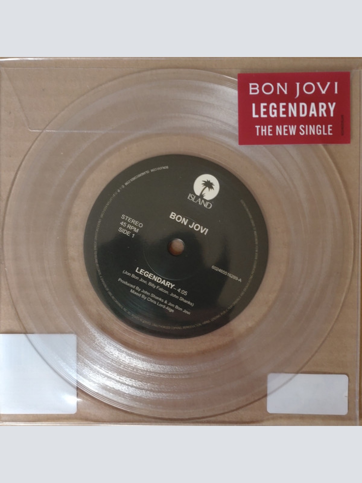 7", Single, Ltd, Cle Bon Jovi - Legendary