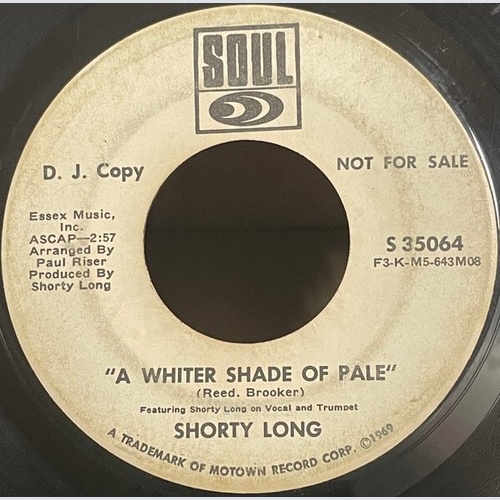 7", Single, Promo, Lab Shorty Long (2) - A Whiter Shade Of Pale