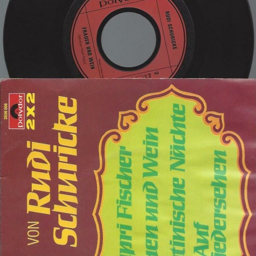 7"  Rudi Schuricke – Die Grossen Vier Von Rudi Schuricke