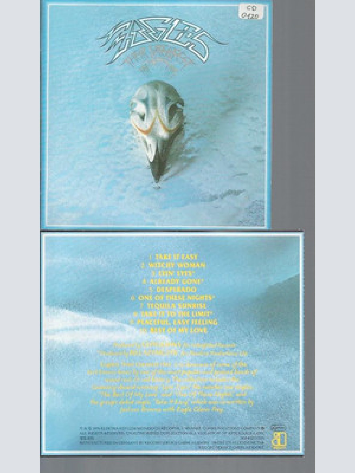CD--THE EAGLES THEIR GREATEST HITS